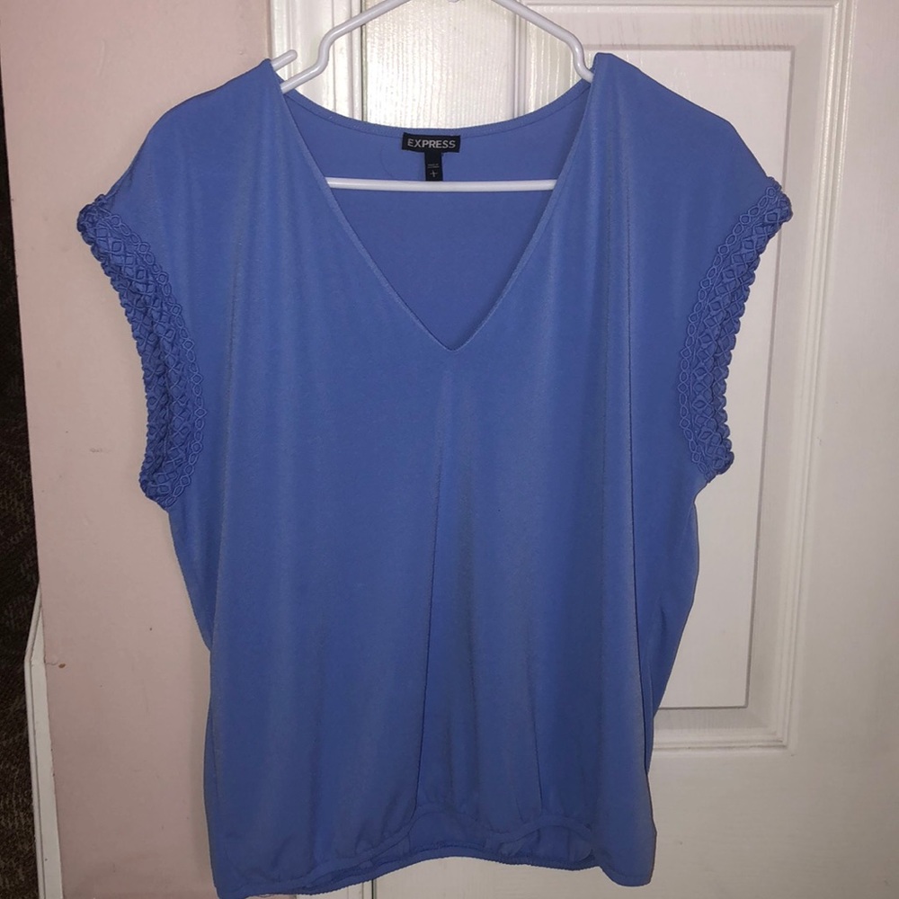 Express blue blouse
